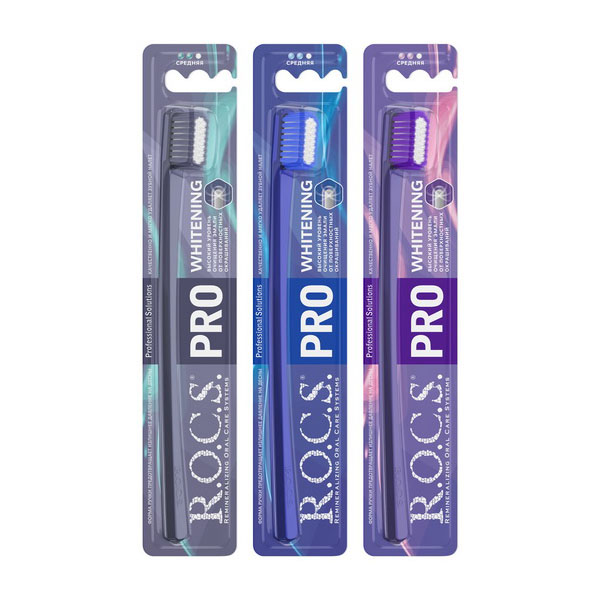 R.O.C.S (Рокс) Pro Whitening Средней жесткости