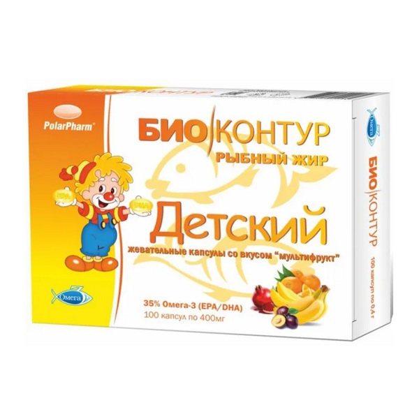 Рыбий жир детский фруктовый