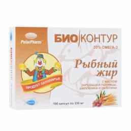 Рыбий жир пшеница + облепиха + шиповник