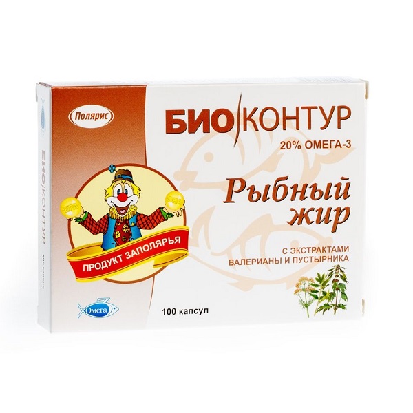 Рыбий жир валериана + пустырник