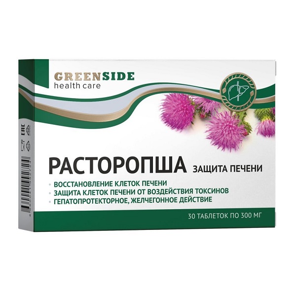 Расторопша защита печени