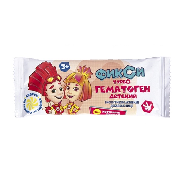 Турбогематоген детский фиксики