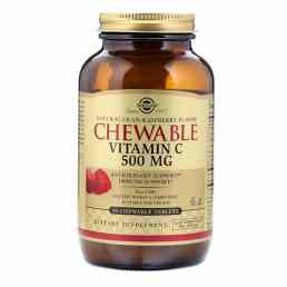 Витамин с 500 мг с малиновым вкусом