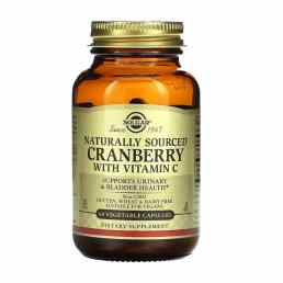 Солгар Натуральная клюква с витамином с