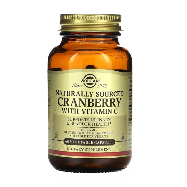 Солгар Натуральная клюква с витамином с