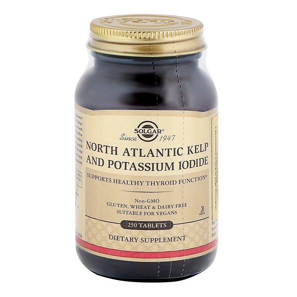 Солгар Йод из бурых водорослей и йодида калия
