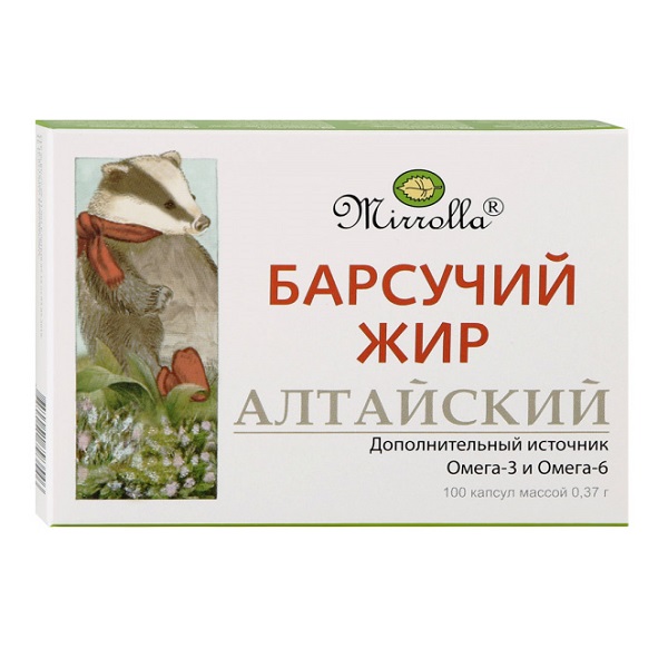 Жир алтайского барсука