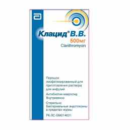Клацид в.в.