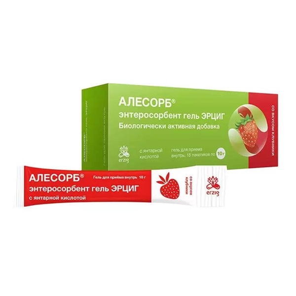Алесорб энтеросорбент гель