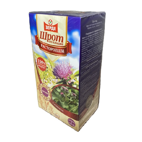 Шрот расторопши с лопухом