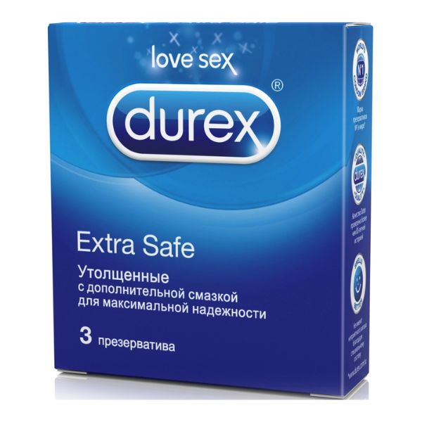 Durex (Дюрекс) Extra Safe утолщенные