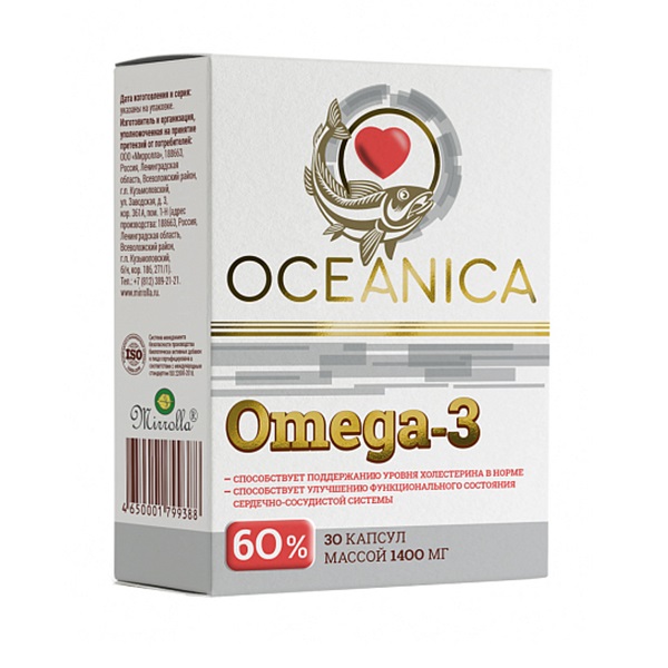 Океаника омега 3 - 60%