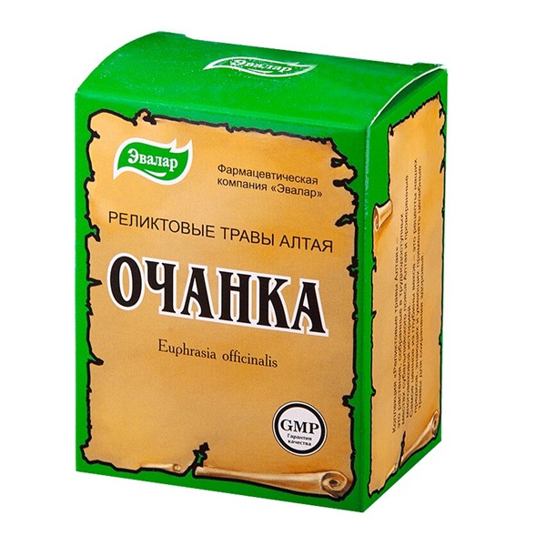 Очанка реликтовые травы алтая