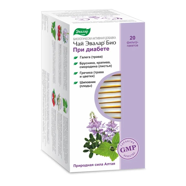 Чай эвалар био при диабете