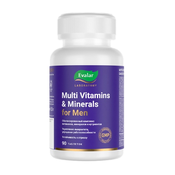 Мультивитамины и минералы мужские