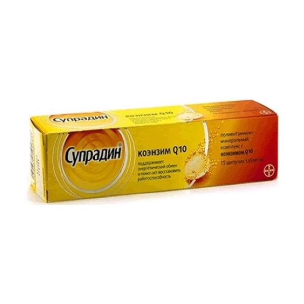 Супрадин® коэнзим Q10 шипучие таблетки