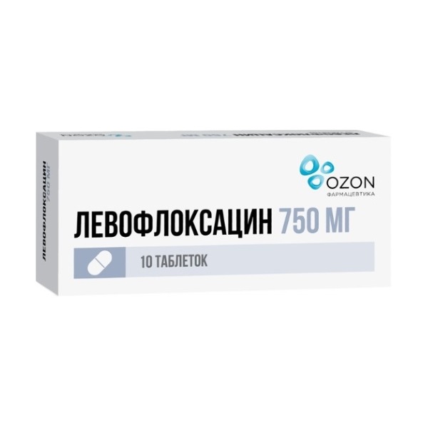Левофлоксацин Озон 750 мг