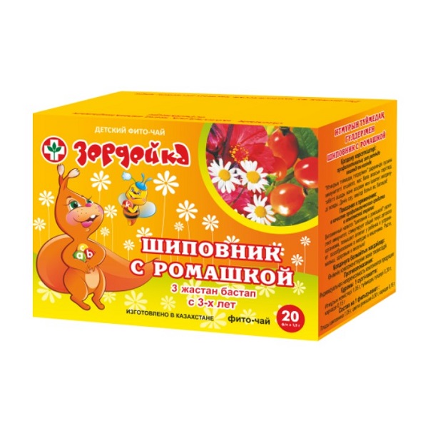 Зердейка фиточай шиповник с ромашкой