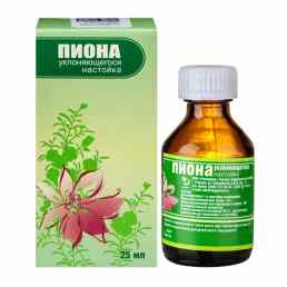 Пиона уклоняющегося настойка