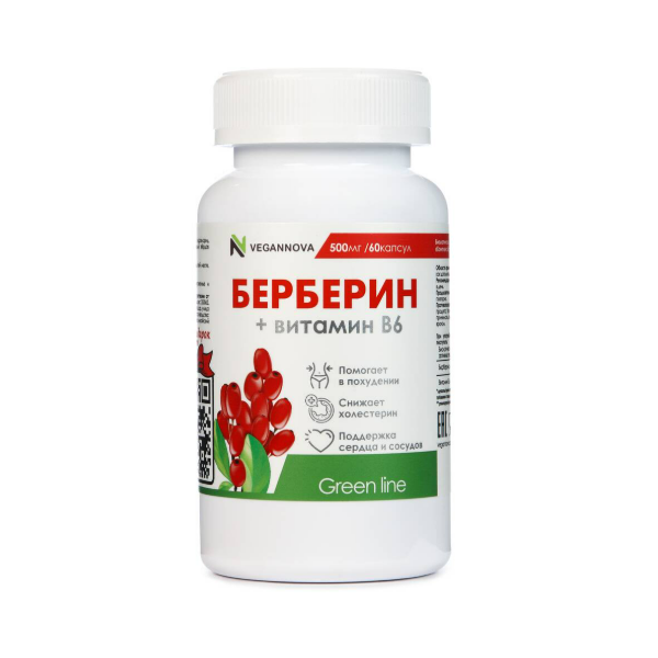 Vegannova берберин комплекс барбариса