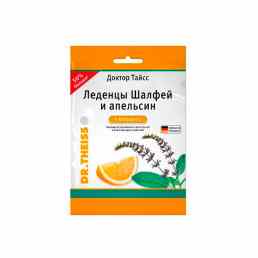 Доктор тайсс леденцы шалфей и апельсин + витамин с