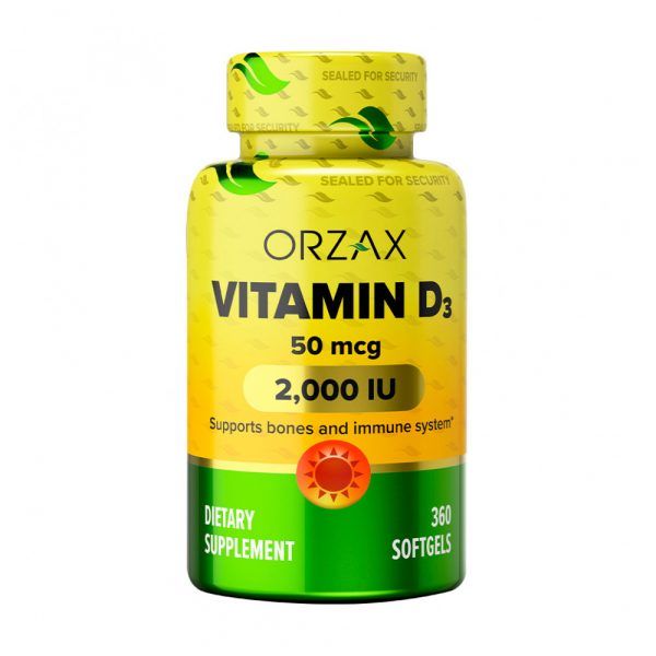 Orzax (Орзакс) Витамин Д3 2000МЕ