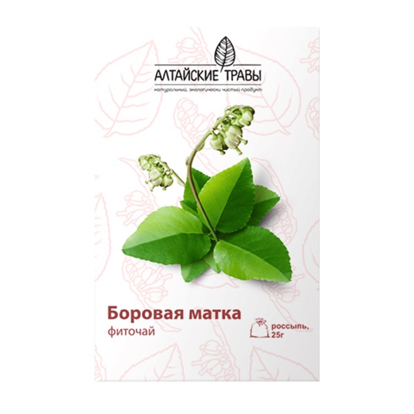 Алтайские травы боровая матка фиточай