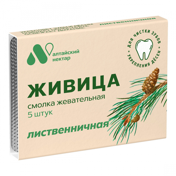 Живица алтайская смолка жевательная лиственничная