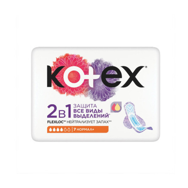 Kotex (Котекс) 2 in 1 Normal Plus