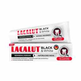 Lacalut (Лакалют) black and white