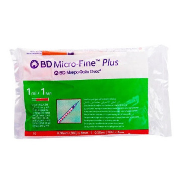 BD Micro-fine Plus шприц