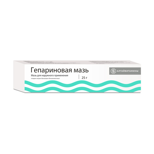 Гепариновая мазь Алтайвитамины