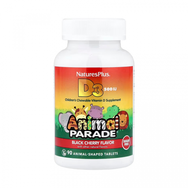 Парад зверят витамин д3 500 ме