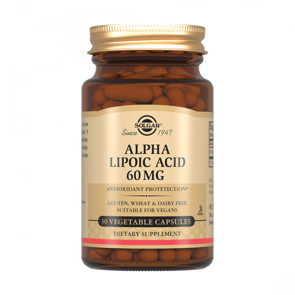 Солгар Альфа-липоевая кислота 60 мг