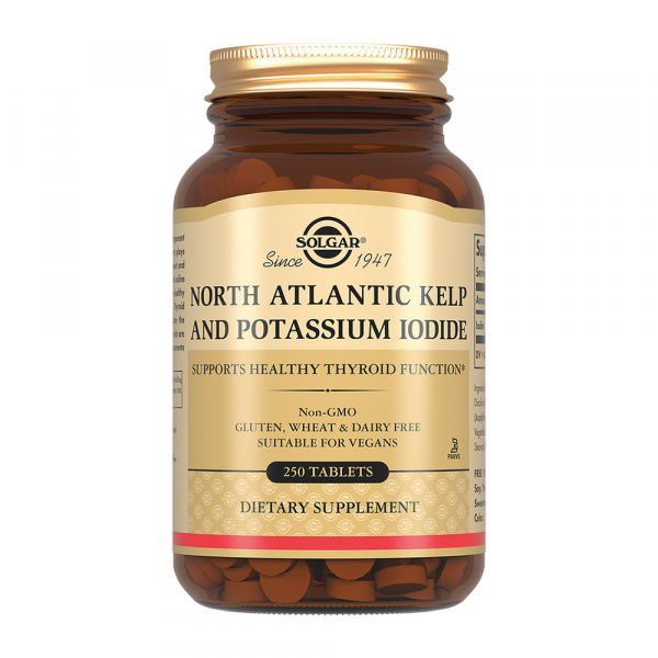 Солгар Йод из бурых водорослей и йодида калия