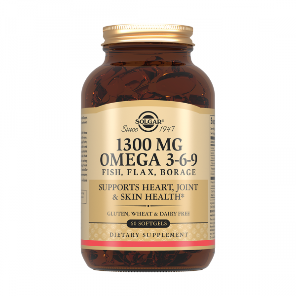 Солгар Комплекс жирных кислот 1300 мг омега 3-6-9