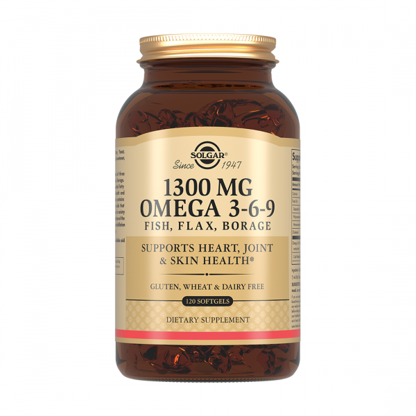 Солгар Комплекс жирных кислот 1300 мг омега 3-6-9