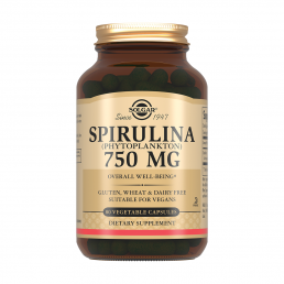 Солгар Спирулина 750 мг