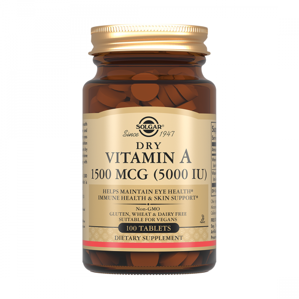 Солгар Сухой витамин а 5000 ME