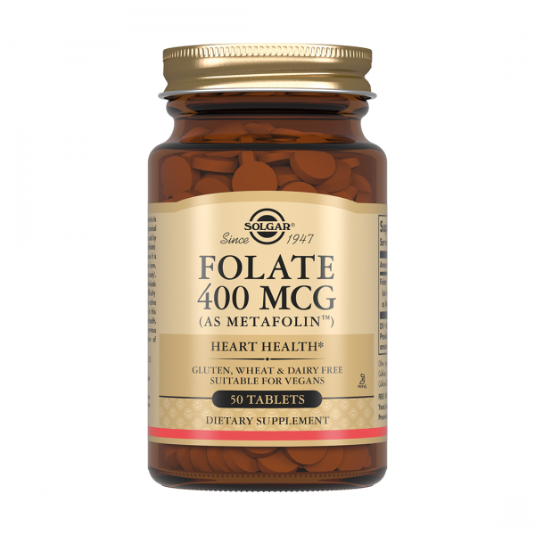 Солгар Фолат 400 мкг метафолин