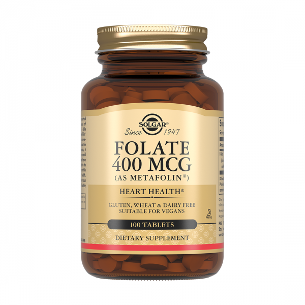 Солгар Фолат 400 мкг метафолин