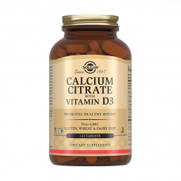 Солгар Цитрат кальция с витамином д3