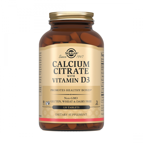 Солгар Цитрат кальция с витамином д3