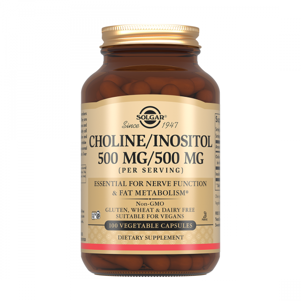 Солгар Холин/Инозитол 500мг/500 мг