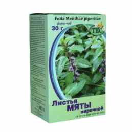 Мяты перечной листья