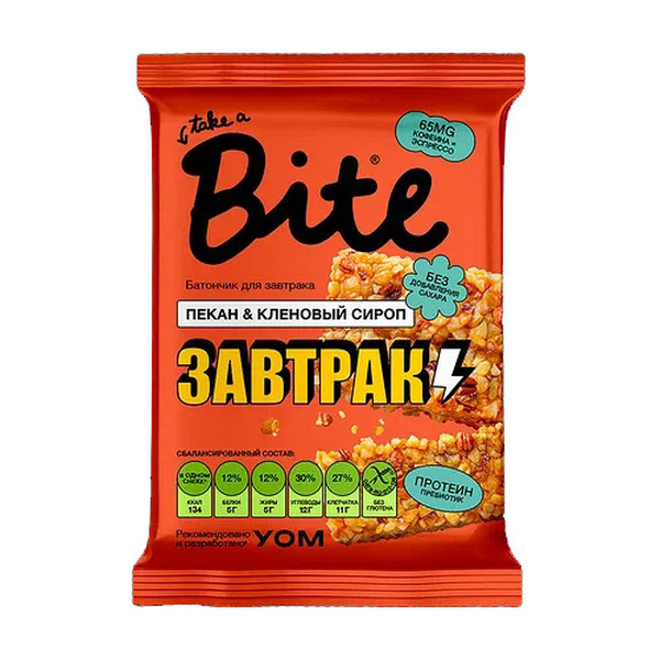 Take a Bite батончик злаково-ореховый для завтрака
