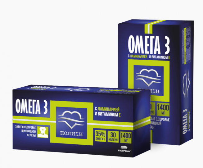 Омега-3 35% с ламинарией и витамином Е
