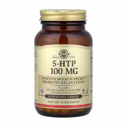 Солгар 5-HTP (5-гидрокситриптофан) 100 мг