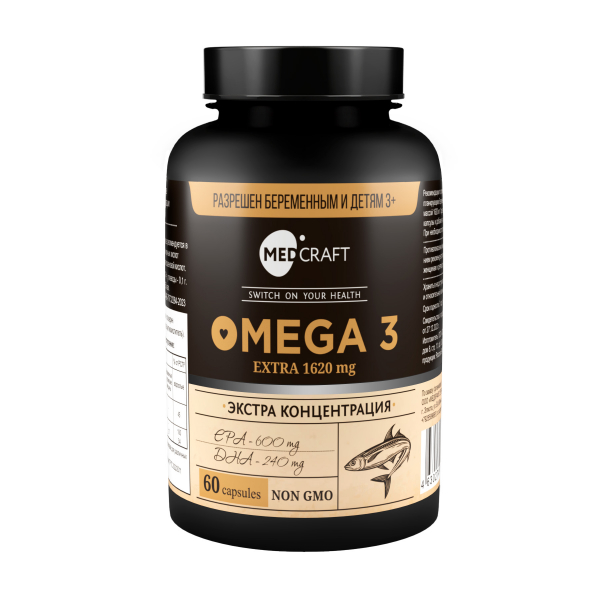 Medcraft Омега-3 1620 мг