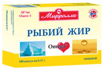 Рыбий жир пищевой мирролла